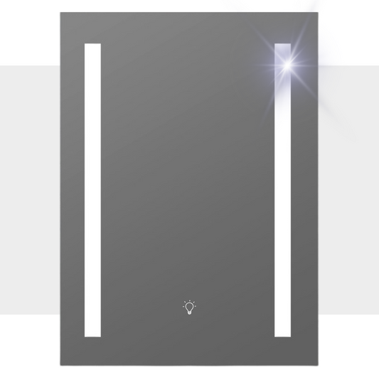 Espejo Con Luz Led Touch Rectangular Baño 70x50