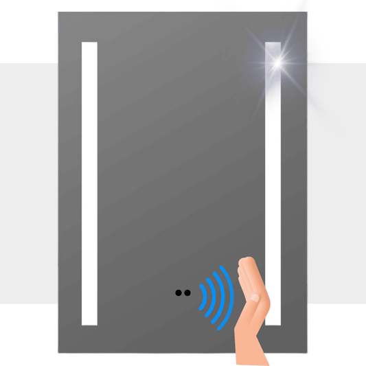 Espejo Rectangular Led Sensor de Movimiento 70x50cm