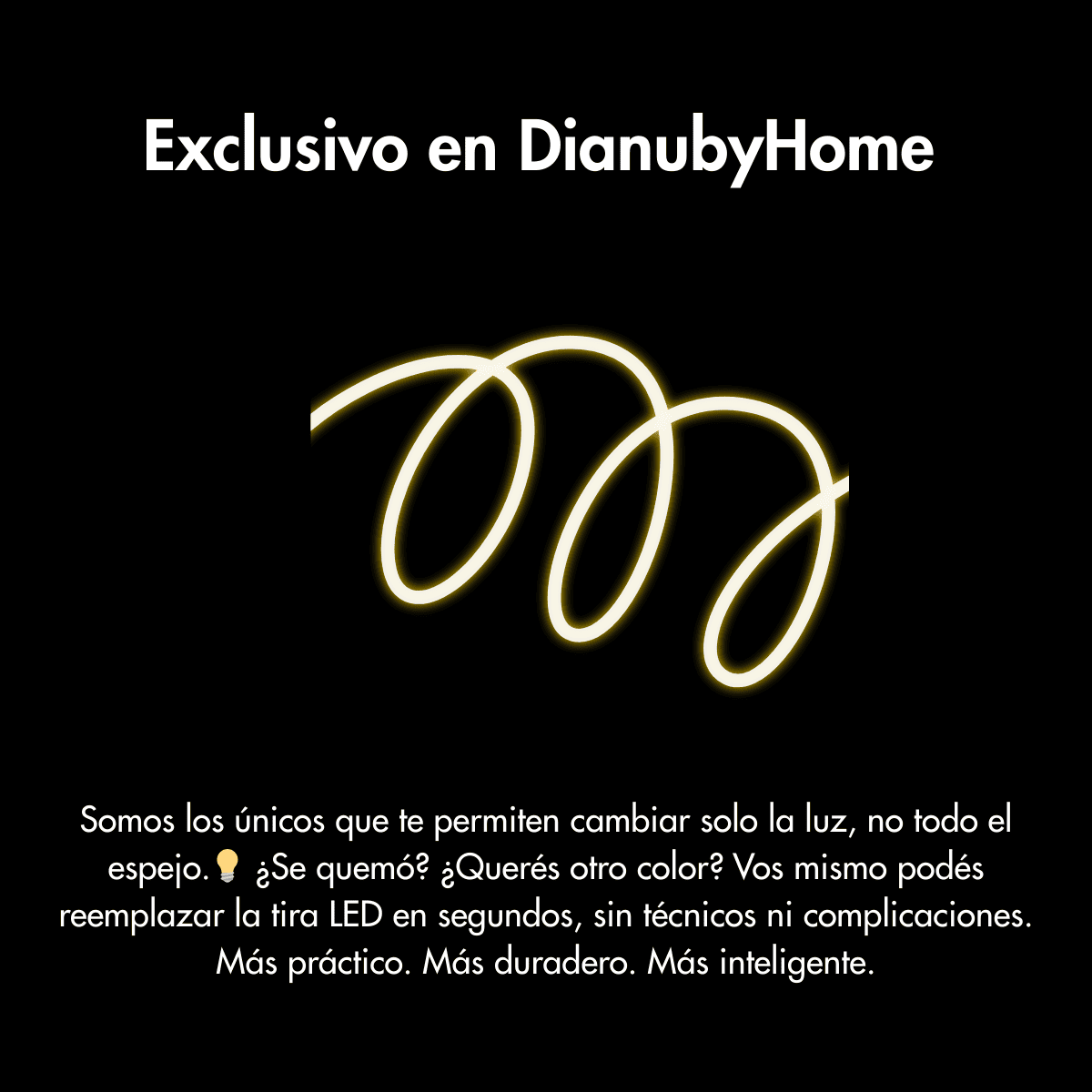 D-Arkos Trilight Sense ( Espejo rectangular 70x50 cm, sensor de movimiento, 3 tipos de luces).