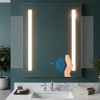 Espejo Inteligente Rectangular LED 70x50cm con Sensor de Movimiento
