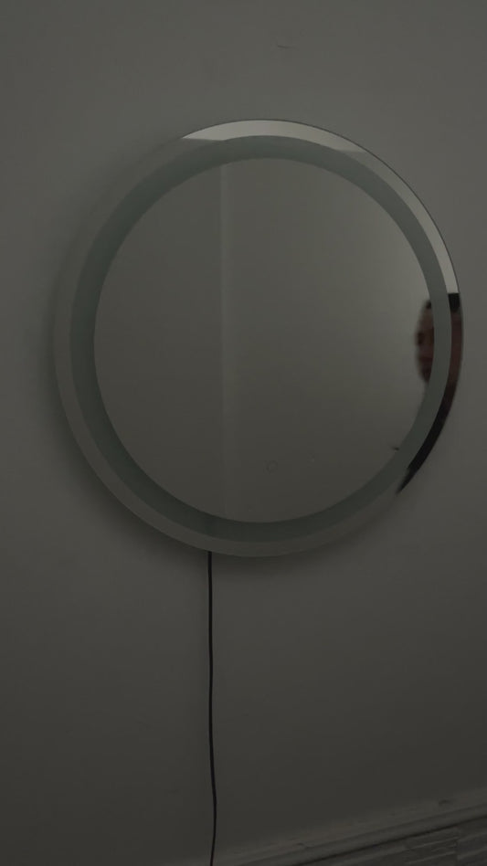 Espejo Inteligente Redondo LED 60cm con Sensor de Presencia