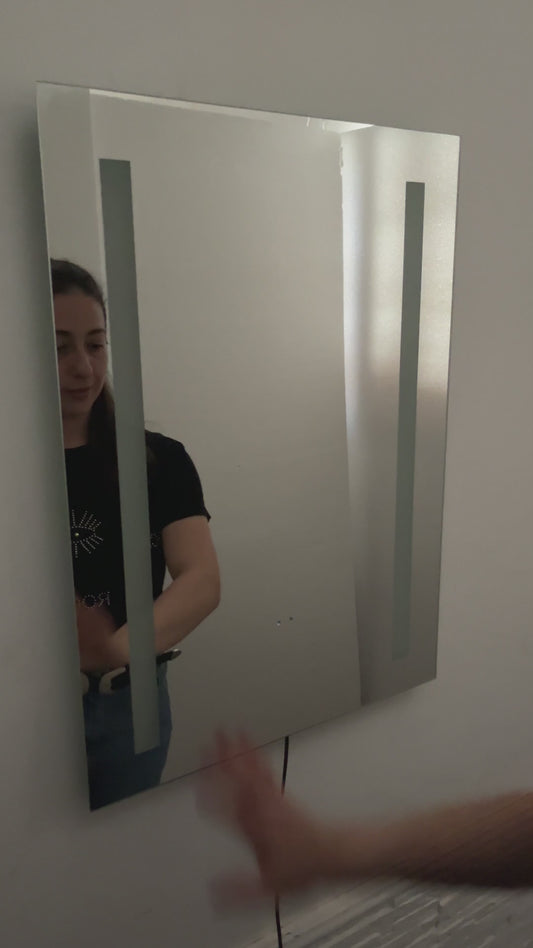 Espejo Inteligente Rectangular LED 70x50cm con Sensor de Movimiento